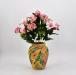 Bouquet fiori artificiali Lilium Rose rosa