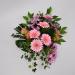 Bouquet fiori artificiali Gerbera rosa