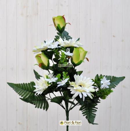 Bouquet Gerbera artificiale verde