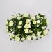 Azalea artificiale balcone bianco