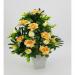 Bouquet fiori artificiali Rosa gioia salmone