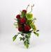 Bouquet fiori artificiali Rosa Anthurium rosso