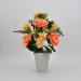 Bouquet fiori artificiali Leonardo arancio