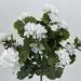 Geranio artificiale UV bianco