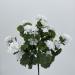 Geranio artificiale UV bianco