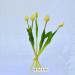Tulipano artificiale èlite bianco