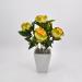 Bouquet fiori artificiali Peonia verde