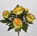 Bouquet fiori artificiali Peonia verde
