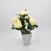 Bouquet fiori artificiali Peonia bianco