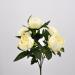 Bouquet fiori artificiali Peonia bianco