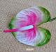 P. fiore artificiale anthurium rosa