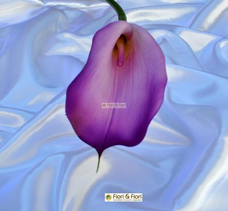 Calla Viola Fiore artificiale Calla elegant viola per bouquet di fiori finti