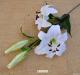 P.1Fiore artificiale lilium stargazer bianco