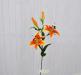 Fiore artificiale lilium stargazer arancio