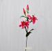 Fiore artificiale lilium stargazer fucsia